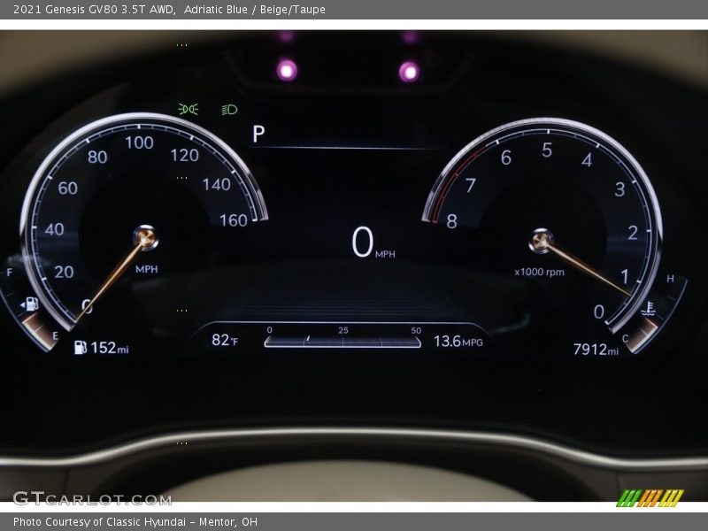  2021 GV80 3.5T AWD 3.5T AWD Gauges