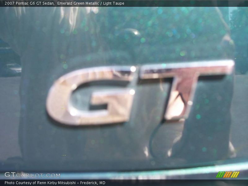 Emerald Green Metallic / Light Taupe 2007 Pontiac G6 GT Sedan