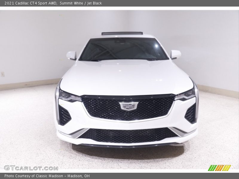 Summit White / Jet Black 2021 Cadillac CT4 Sport AWD