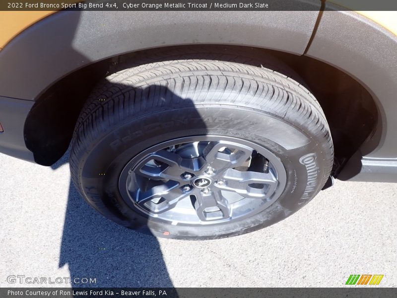 Cyber Orange Metallic Tricoat / Medium Dark Slate 2022 Ford Bronco Sport Big Bend 4x4