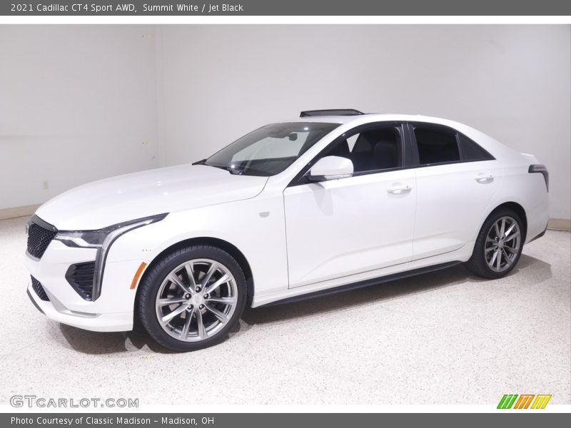 Summit White / Jet Black 2021 Cadillac CT4 Sport AWD