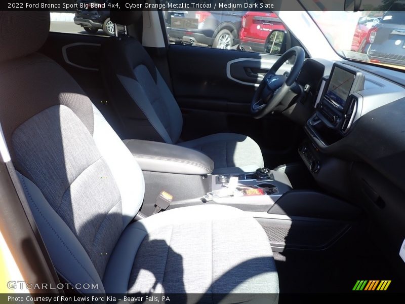 Cyber Orange Metallic Tricoat / Medium Dark Slate 2022 Ford Bronco Sport Big Bend 4x4