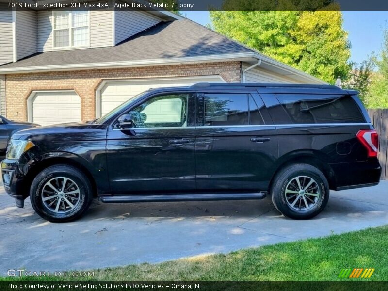 Agate Black Metallic / Ebony 2019 Ford Expedition XLT Max 4x4