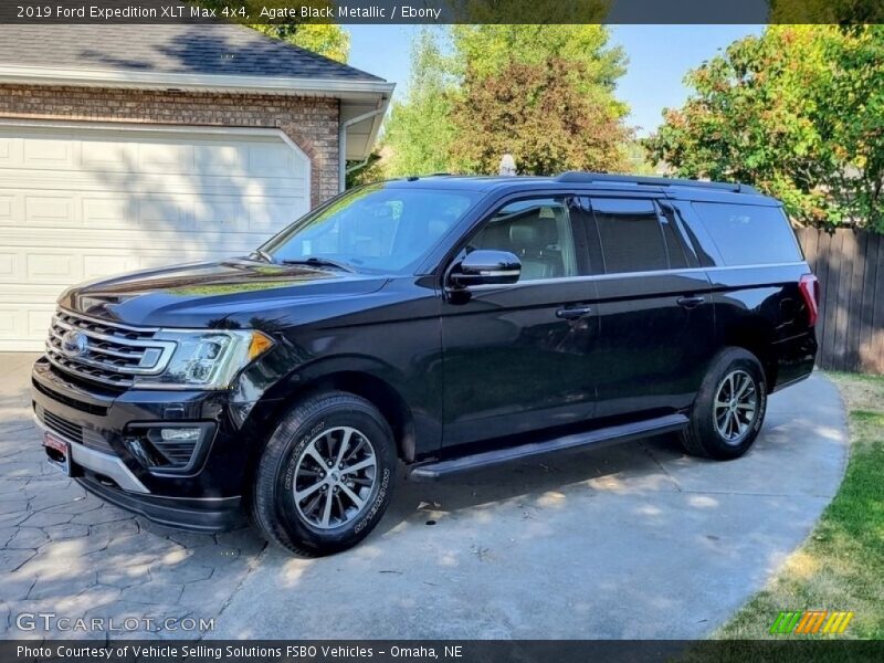 Agate Black Metallic / Ebony 2019 Ford Expedition XLT Max 4x4