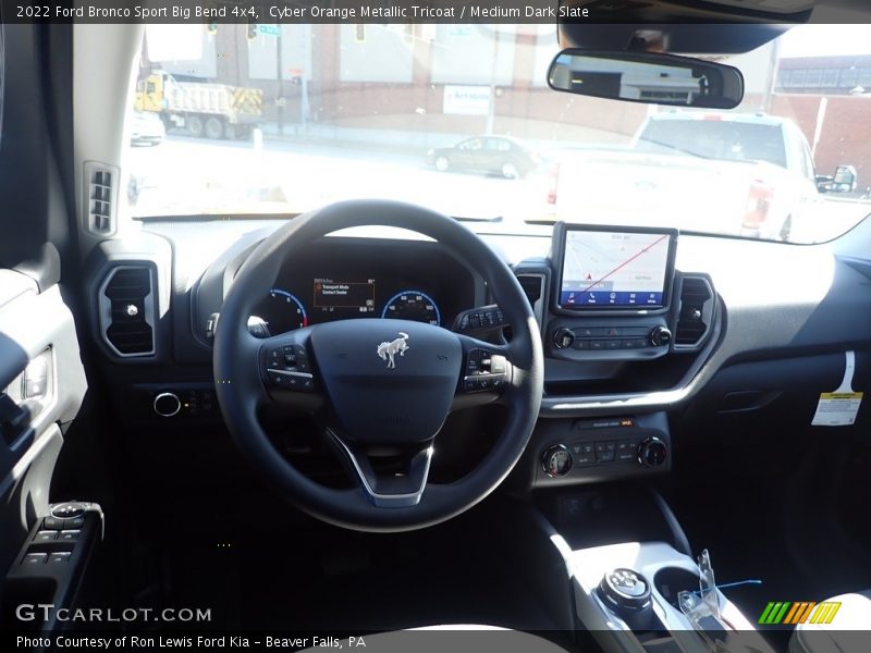 Cyber Orange Metallic Tricoat / Medium Dark Slate 2022 Ford Bronco Sport Big Bend 4x4