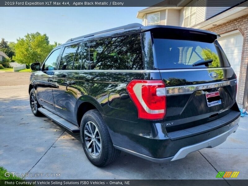 Agate Black Metallic / Ebony 2019 Ford Expedition XLT Max 4x4