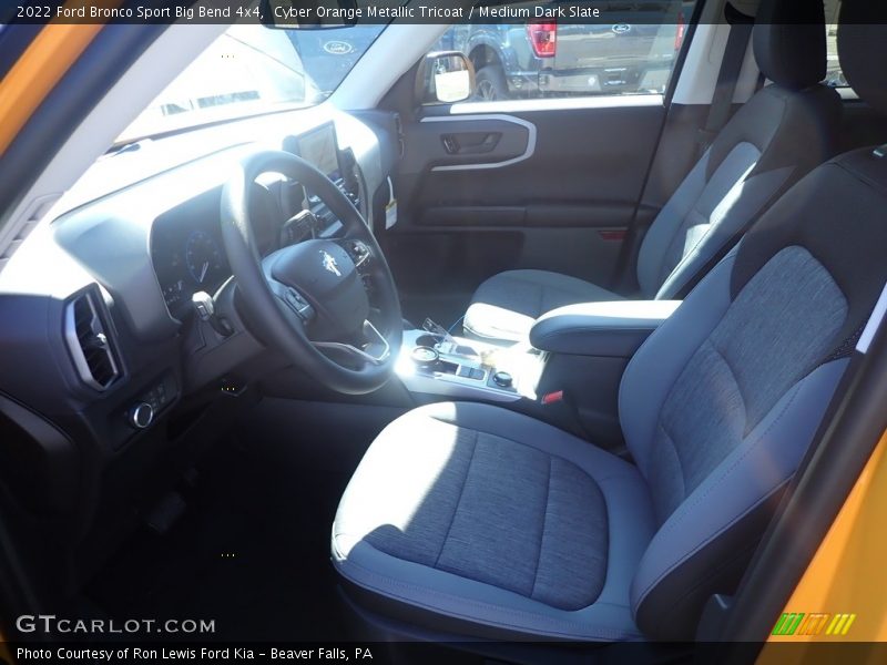 Cyber Orange Metallic Tricoat / Medium Dark Slate 2022 Ford Bronco Sport Big Bend 4x4