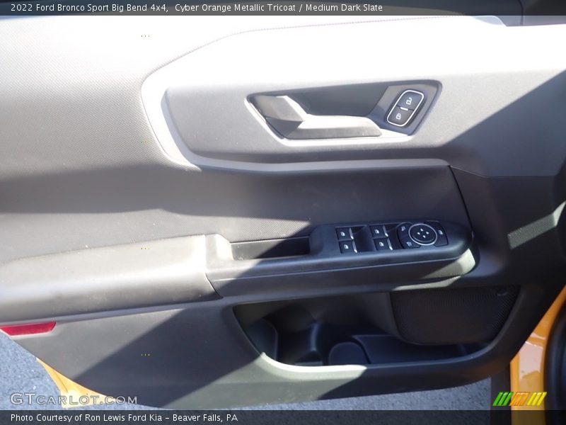 Cyber Orange Metallic Tricoat / Medium Dark Slate 2022 Ford Bronco Sport Big Bend 4x4