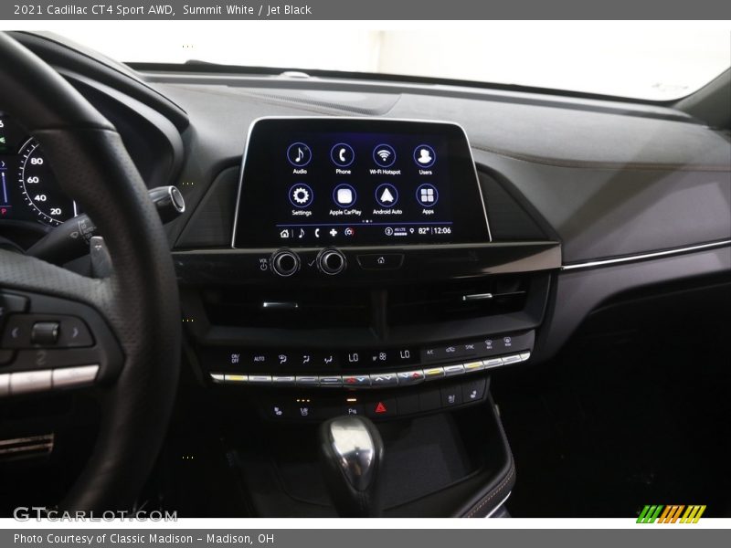 Summit White / Jet Black 2021 Cadillac CT4 Sport AWD