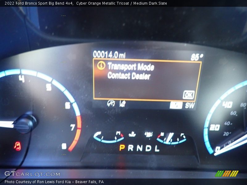 Cyber Orange Metallic Tricoat / Medium Dark Slate 2022 Ford Bronco Sport Big Bend 4x4