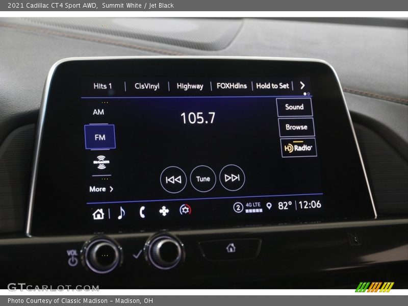 Summit White / Jet Black 2021 Cadillac CT4 Sport AWD