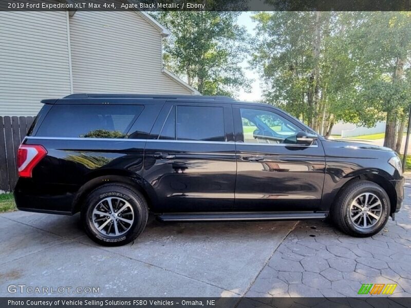 Agate Black Metallic / Ebony 2019 Ford Expedition XLT Max 4x4