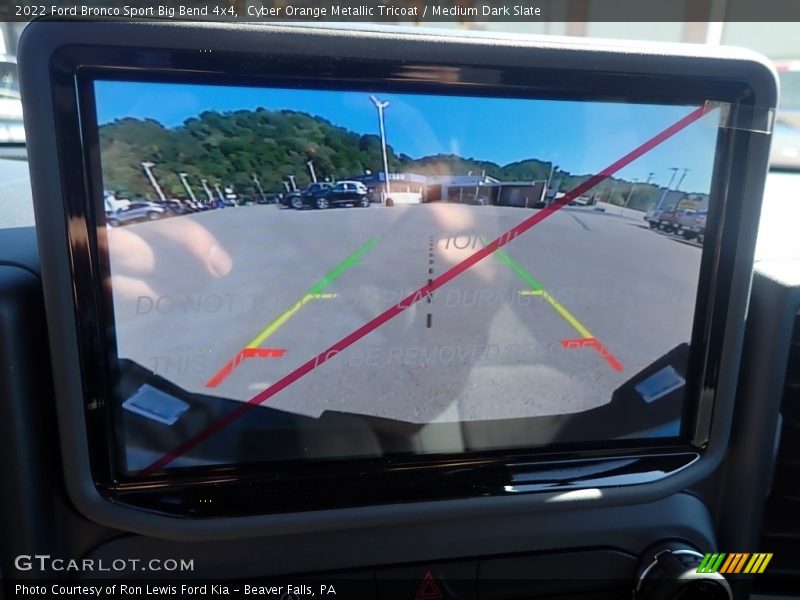 Cyber Orange Metallic Tricoat / Medium Dark Slate 2022 Ford Bronco Sport Big Bend 4x4