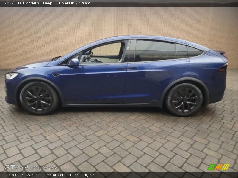  2022 Model X  Deep Blue Metallic