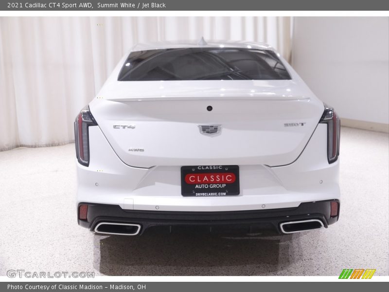 Summit White / Jet Black 2021 Cadillac CT4 Sport AWD