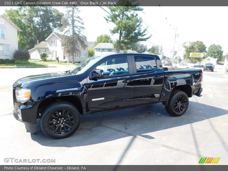 Onyx Black / Jet Black 2021 GMC Canyon Elevation Crew Cab 4WD