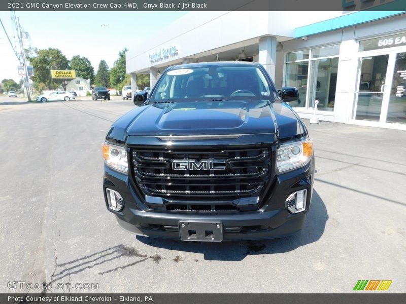 Onyx Black / Jet Black 2021 GMC Canyon Elevation Crew Cab 4WD