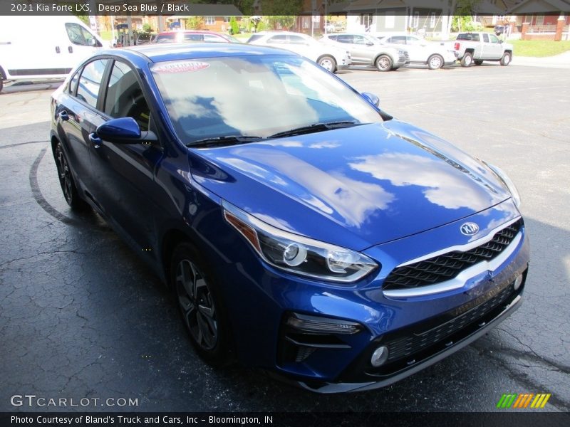 Deep Sea Blue / Black 2021 Kia Forte LXS