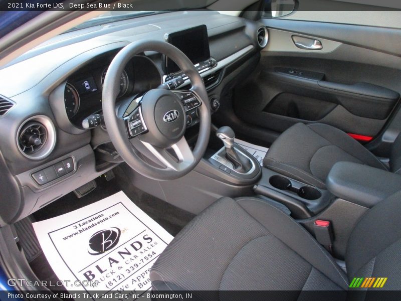 Deep Sea Blue / Black 2021 Kia Forte LXS