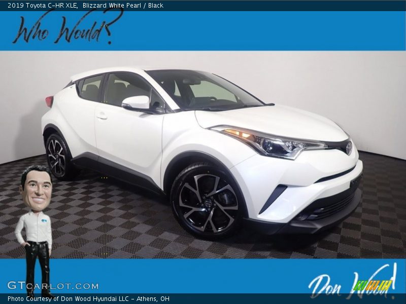 Blizzard White Pearl / Black 2019 Toyota C-HR XLE