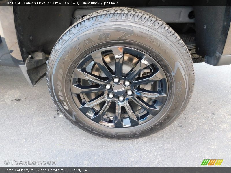 Onyx Black / Jet Black 2021 GMC Canyon Elevation Crew Cab 4WD