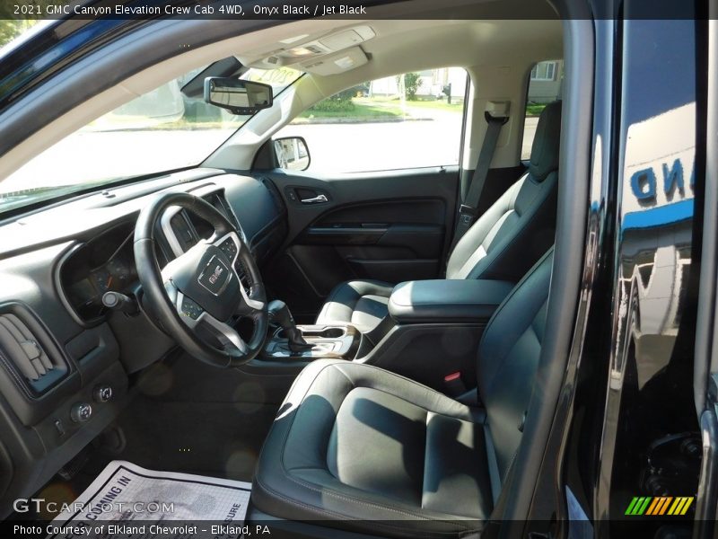 Onyx Black / Jet Black 2021 GMC Canyon Elevation Crew Cab 4WD