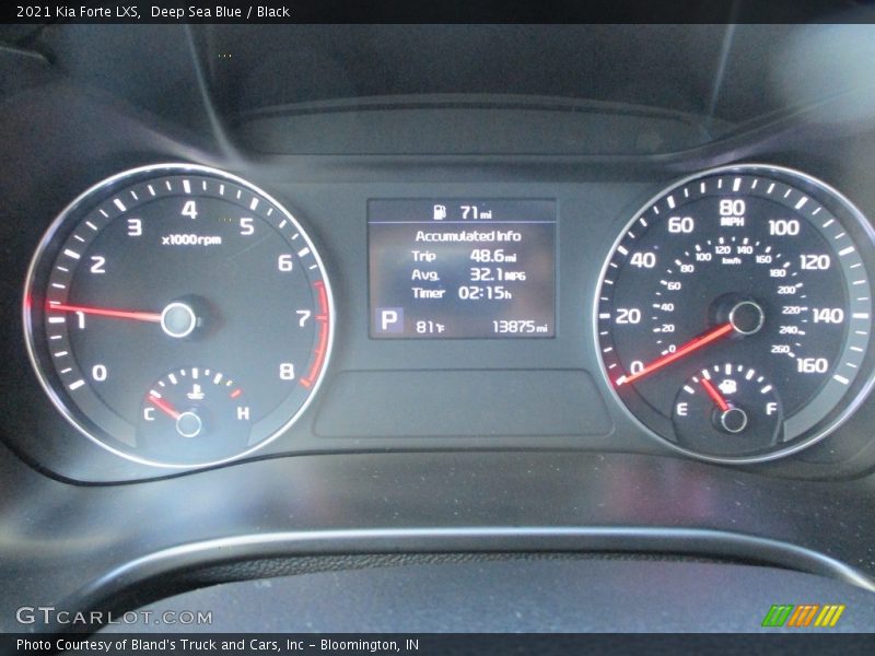 Deep Sea Blue / Black 2021 Kia Forte LXS