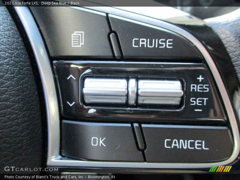 Deep Sea Blue / Black 2021 Kia Forte LXS