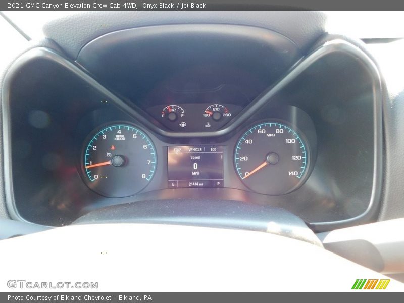 Onyx Black / Jet Black 2021 GMC Canyon Elevation Crew Cab 4WD