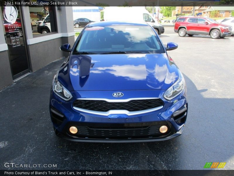 Deep Sea Blue / Black 2021 Kia Forte LXS