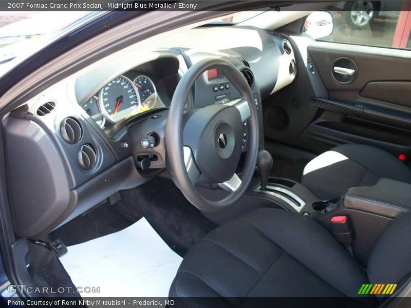 Midnight Blue Metallic / Ebony 2007 Pontiac Grand Prix Sedan