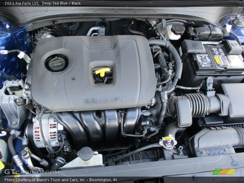 Deep Sea Blue / Black 2021 Kia Forte LXS