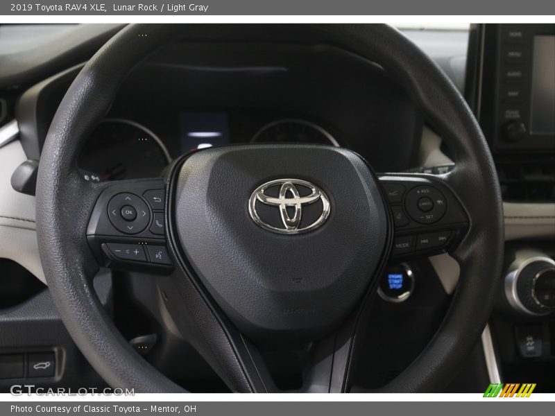 Lunar Rock / Light Gray 2019 Toyota RAV4 XLE