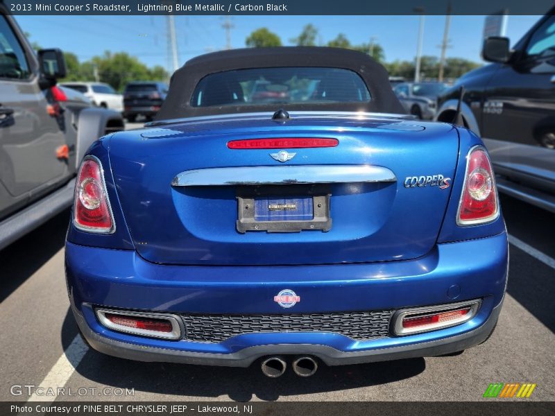 Lightning Blue Metallic / Carbon Black 2013 Mini Cooper S Roadster