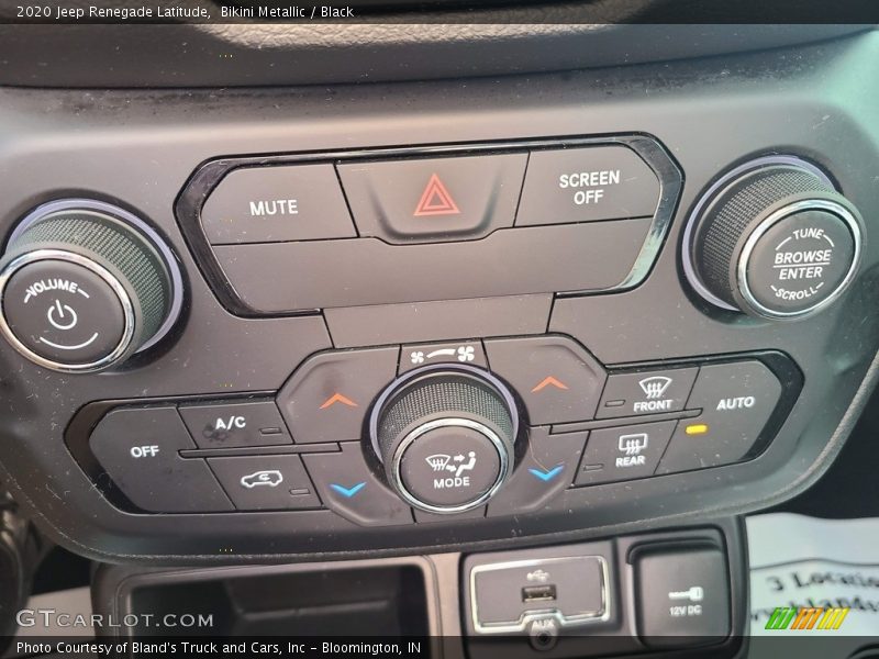 Bikini Metallic / Black 2020 Jeep Renegade Latitude