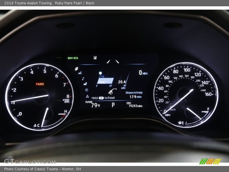 Ruby Flare Pearl / Black 2019 Toyota Avalon Touring