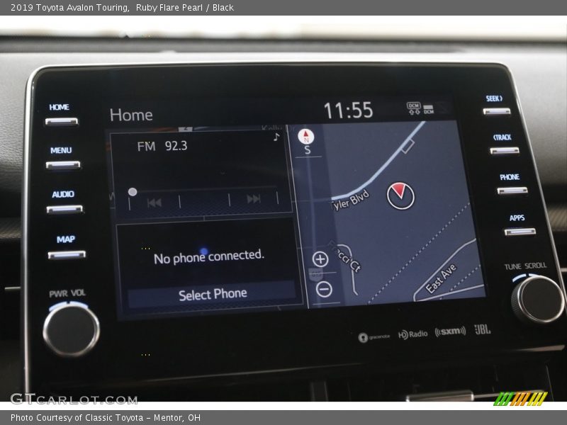 Ruby Flare Pearl / Black 2019 Toyota Avalon Touring