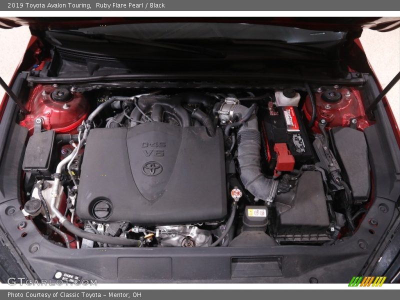 Ruby Flare Pearl / Black 2019 Toyota Avalon Touring