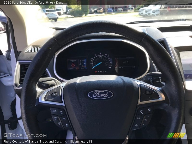 Oxford White / Dune 2020 Ford Edge SEL