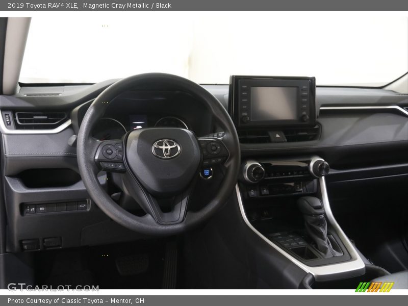 Magnetic Gray Metallic / Black 2019 Toyota RAV4 XLE
