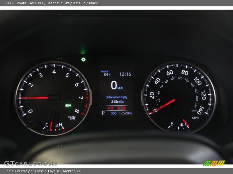Magnetic Gray Metallic / Black 2019 Toyota RAV4 XLE