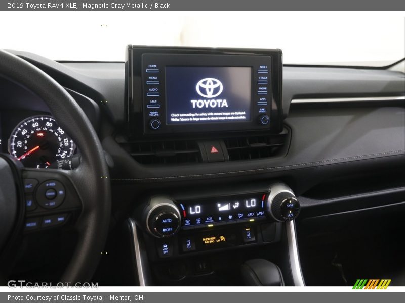 Magnetic Gray Metallic / Black 2019 Toyota RAV4 XLE