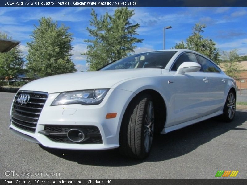Glacier White Metallic / Velvet Beige 2014 Audi A7 3.0T quattro Prestige