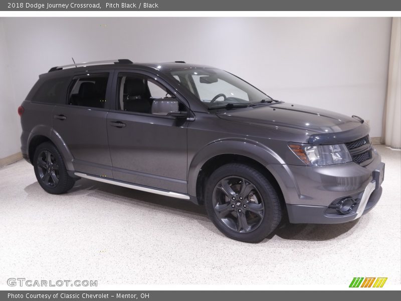 Pitch Black / Black 2018 Dodge Journey Crossroad