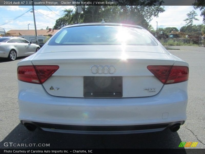 Glacier White Metallic / Velvet Beige 2014 Audi A7 3.0T quattro Prestige