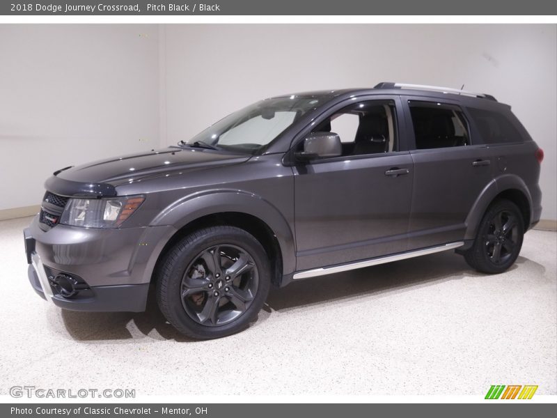Pitch Black / Black 2018 Dodge Journey Crossroad