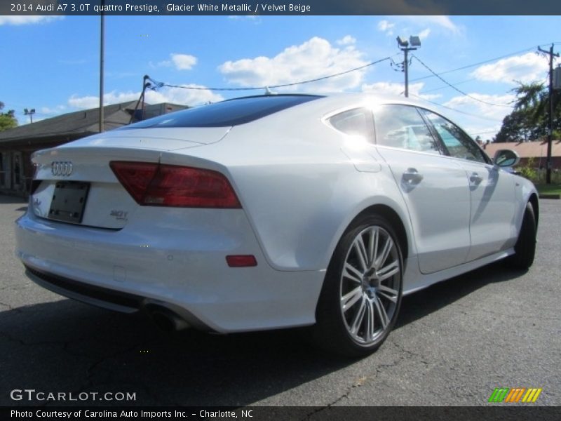 Glacier White Metallic / Velvet Beige 2014 Audi A7 3.0T quattro Prestige