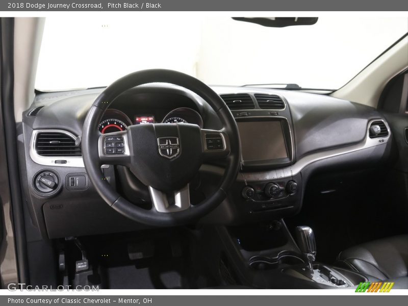 Pitch Black / Black 2018 Dodge Journey Crossroad