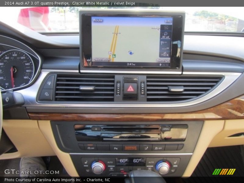 Glacier White Metallic / Velvet Beige 2014 Audi A7 3.0T quattro Prestige