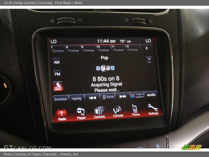 Pitch Black / Black 2018 Dodge Journey Crossroad